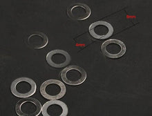 Cargar imagen en el visor de la galería, Arandelas antifricción de acero inoxidable de 0.5 mm de espesor 10 unidades