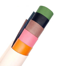Cargar imagen en el visor de la galería, Pack de piezas de cuero vacuno de 2.0mm de grosor de 8 colores variados