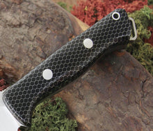 Cargar imagen en el visor de la galería, Pletinas para cachas en resina y aluminio tipo panal