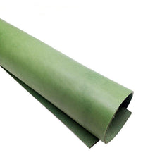 Cargar imagen en el visor de la galería, Cuero vacuno de 2.0mm de grosor color verde