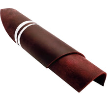 Cargar imagen en el visor de la galería, Cuero vacuno rojo oscuro
