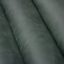 Cargar imagen en el visor de la galería, Cuero vacuno de tanage vegetal color verde oscuro