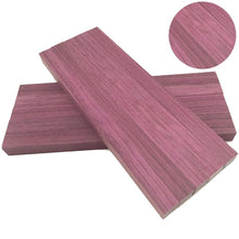 Cargar imagen en el visor de la galería, Bloque de madera purpleheart/ amarante