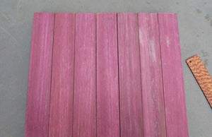 Bloque de madera purpleheart/ amarante